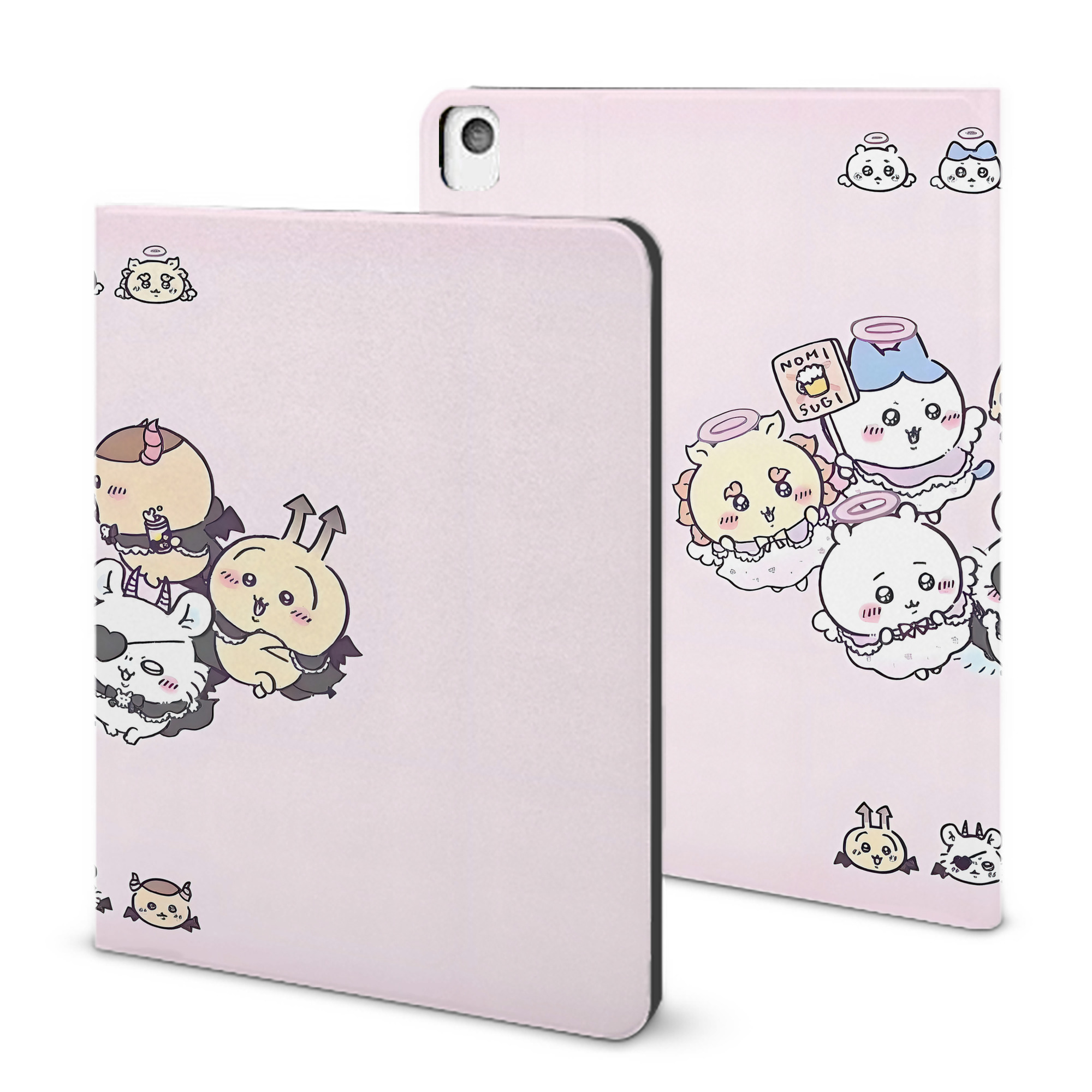 （画像用） ちいかわ Chii-kawa IPadケース ペンホルダー付き ブックスタイルデザイン